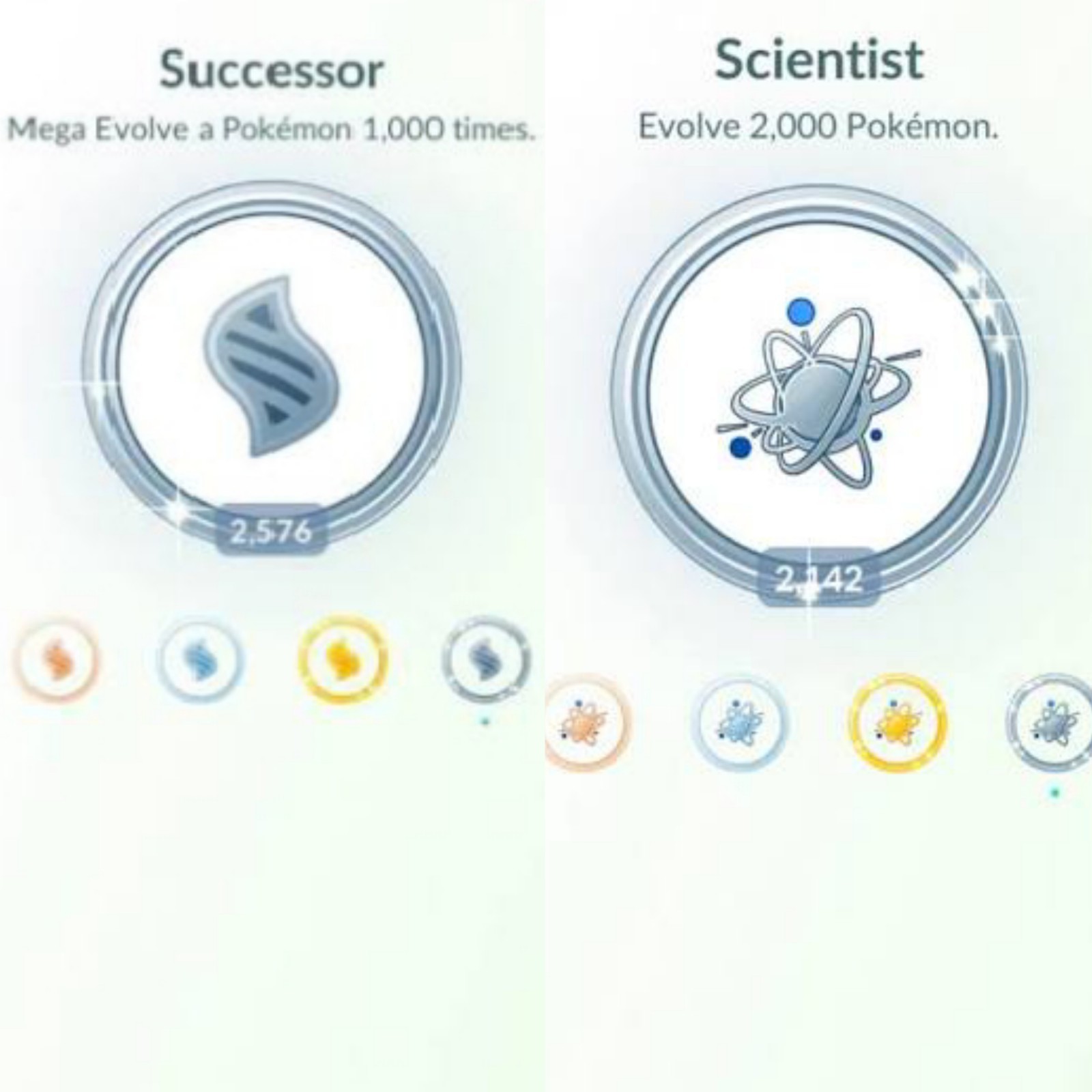 80 Trainer Battle Or Successor & Scientist Platinum Medals  ✨pokémon Go