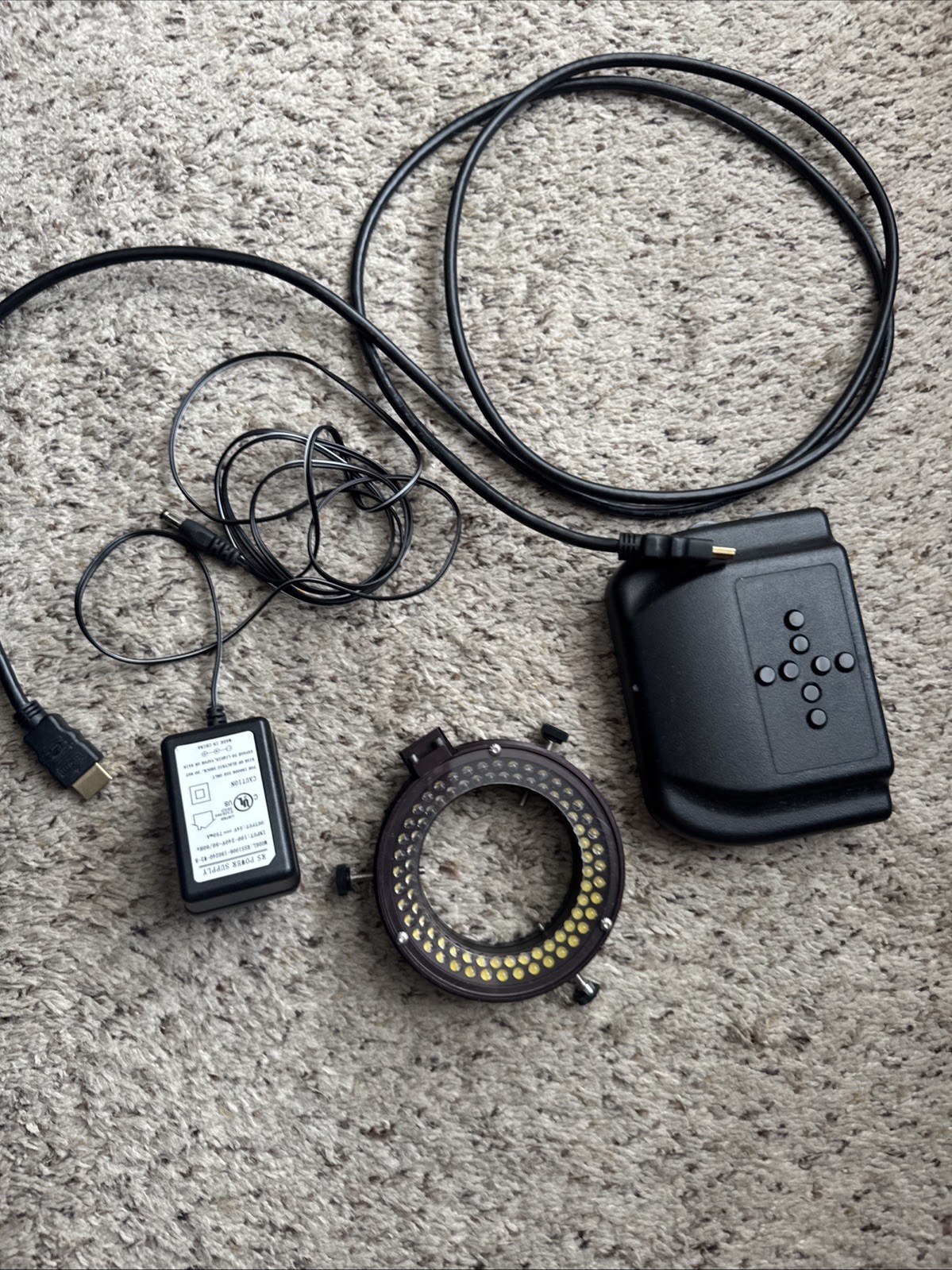 (Works) Luxo Microscopes By Unitron 18743 - Dimmable LED High Output Ring Light