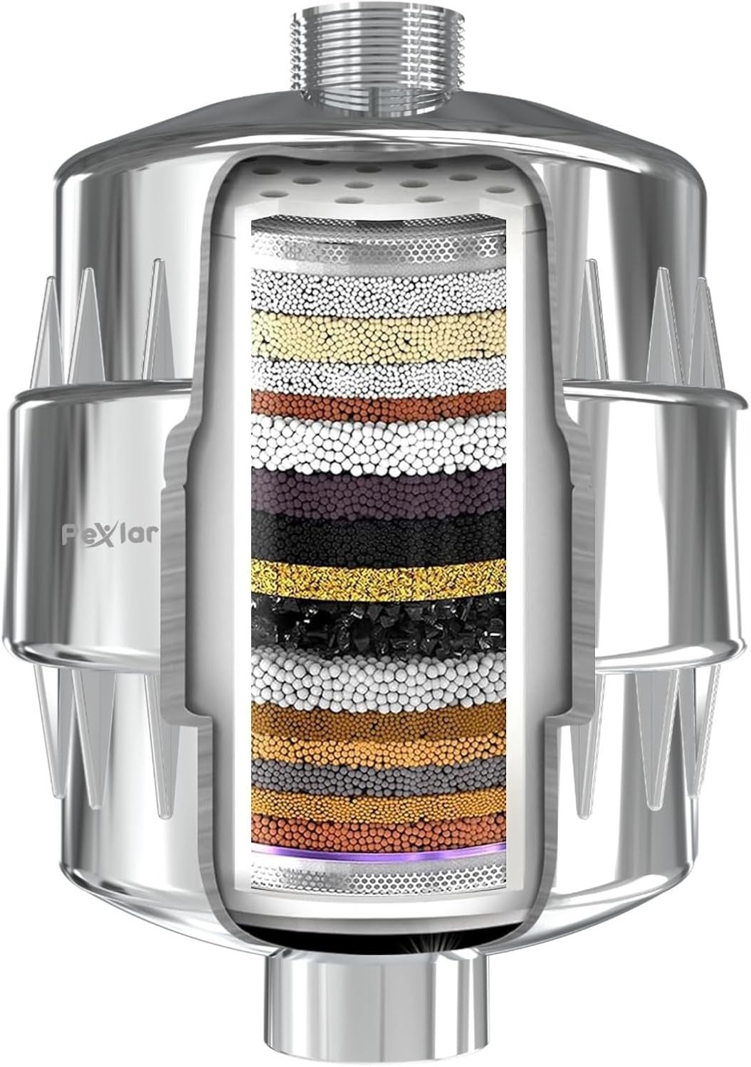 Fits Shower Head & Handheld | Tap Compatible | Improves Skin, Hair & Nails
