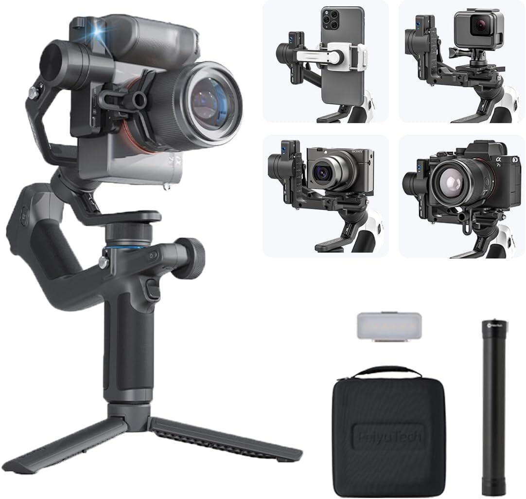 FeiyuTech SCORP Mini 2 Kit AI Tracking Gimbal for Phone GoPro & Mirrorless Cam