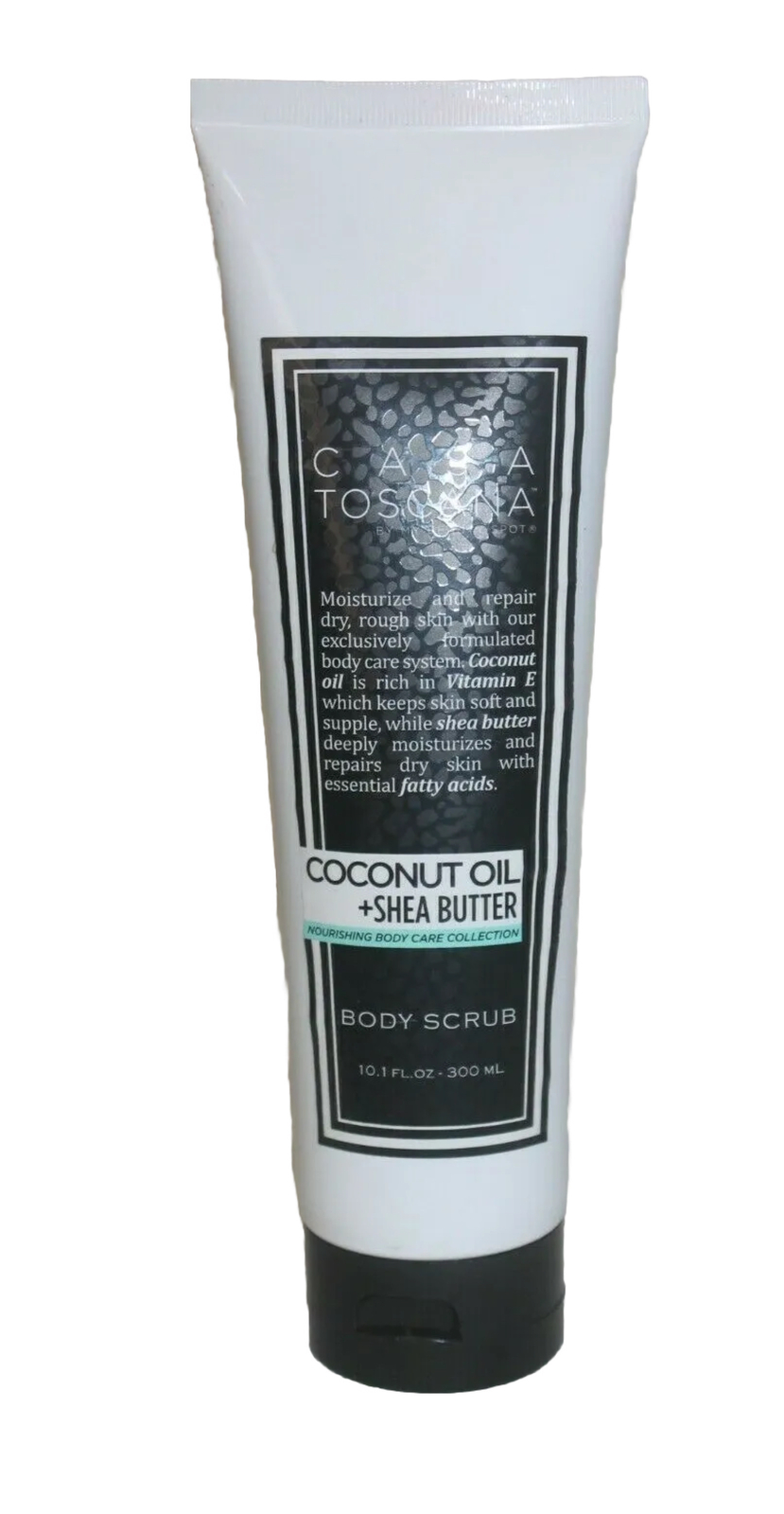 Casa Toscana Coconut Oil & Shea Butter Body Scrub 10.1 Oz ~ New, Sealed