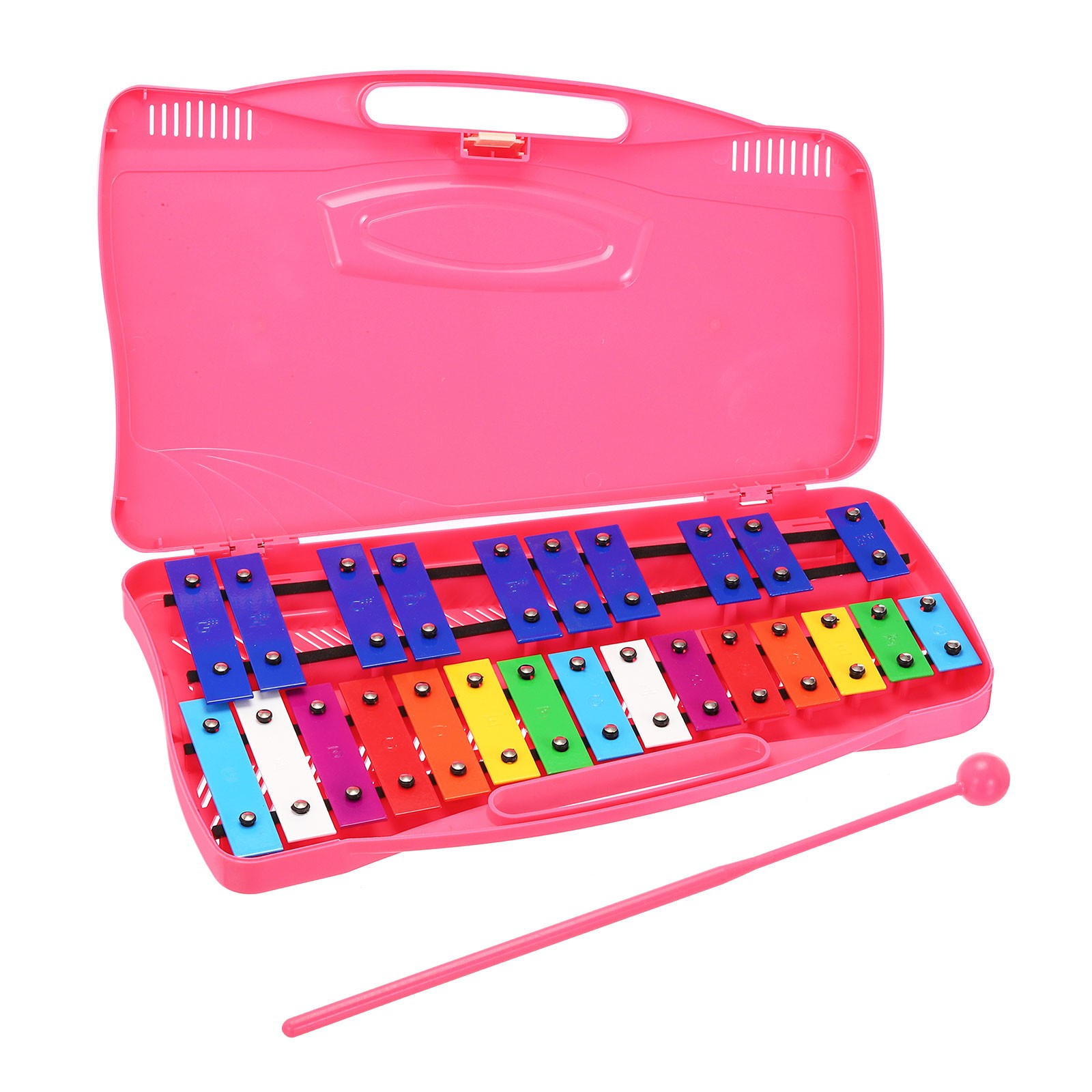Xylophone, 25 Notes Colorful Xylophone Musical, Pink