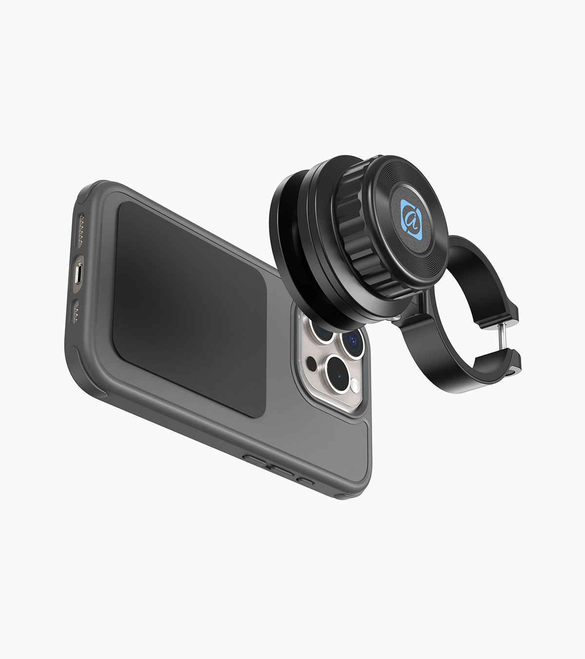 APEXEL Magnetic Telescope Phone Adapter in Aluminum Fits All Smartphone (45-55M)