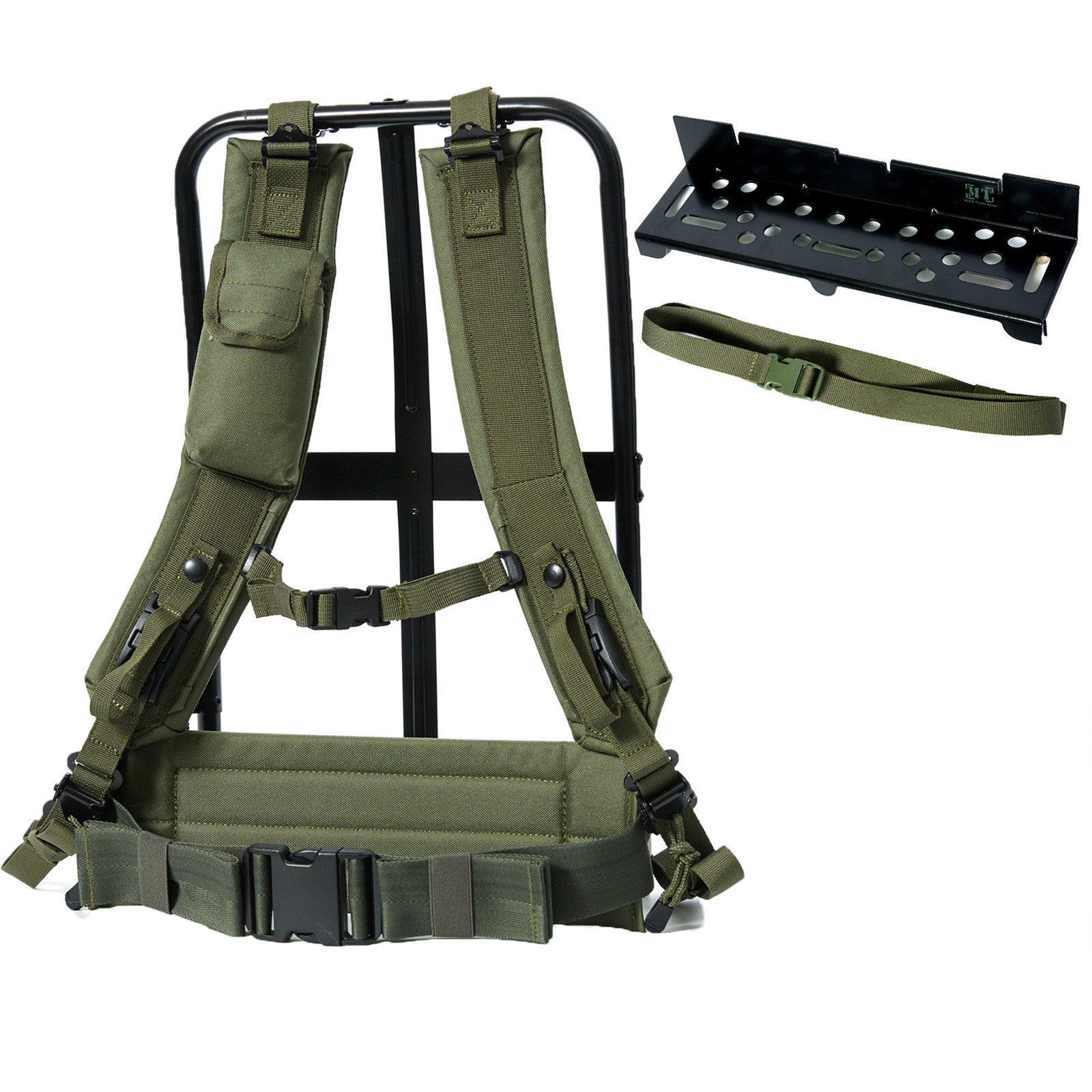 ALICE Pack Frame with Cargo Support Shelf, Military Tactical Backpack Frame Kit