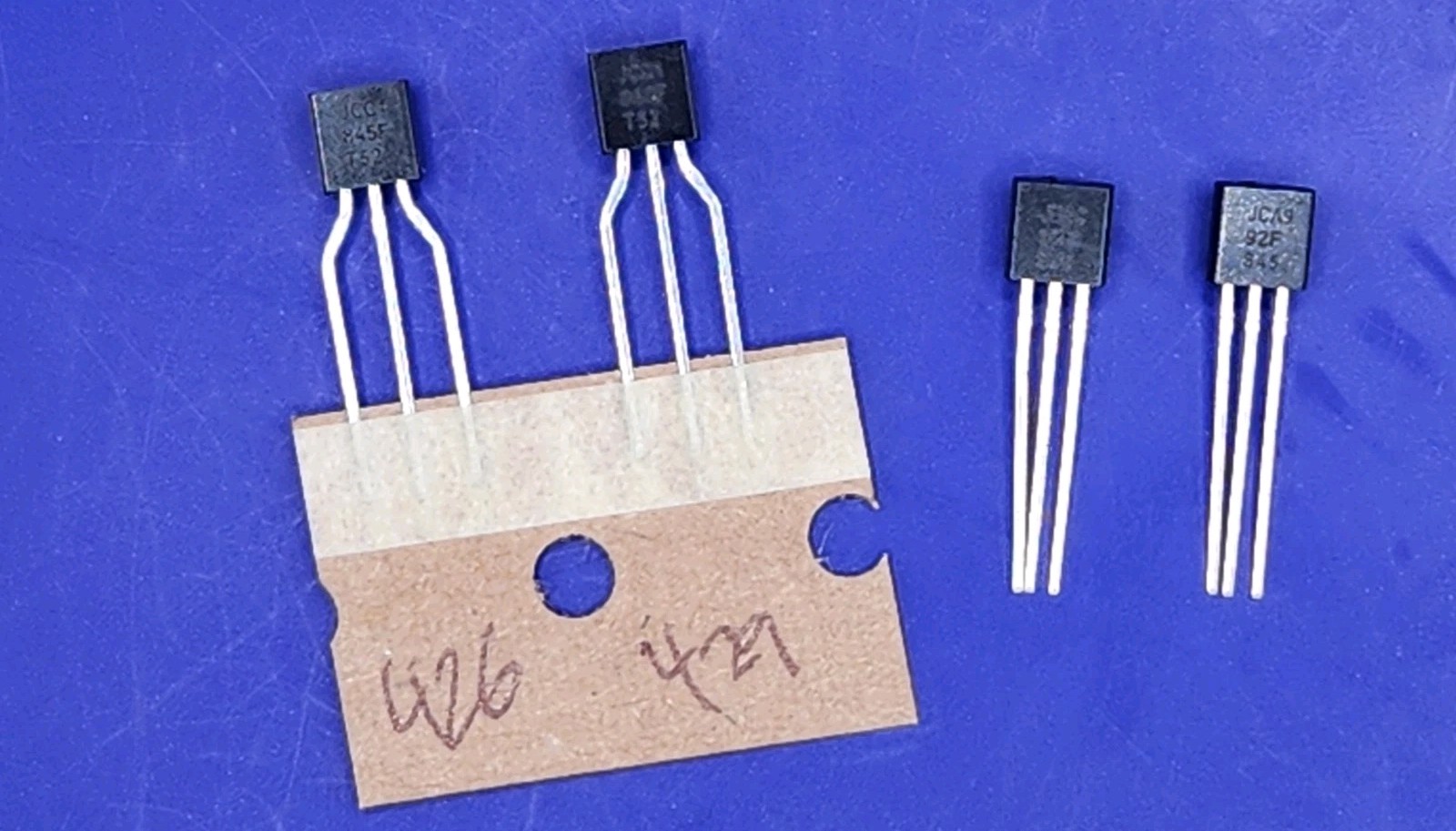 Pair each 1% Gain Matched KSA992 & KSC1845 Genuine Onsemi Transistors
