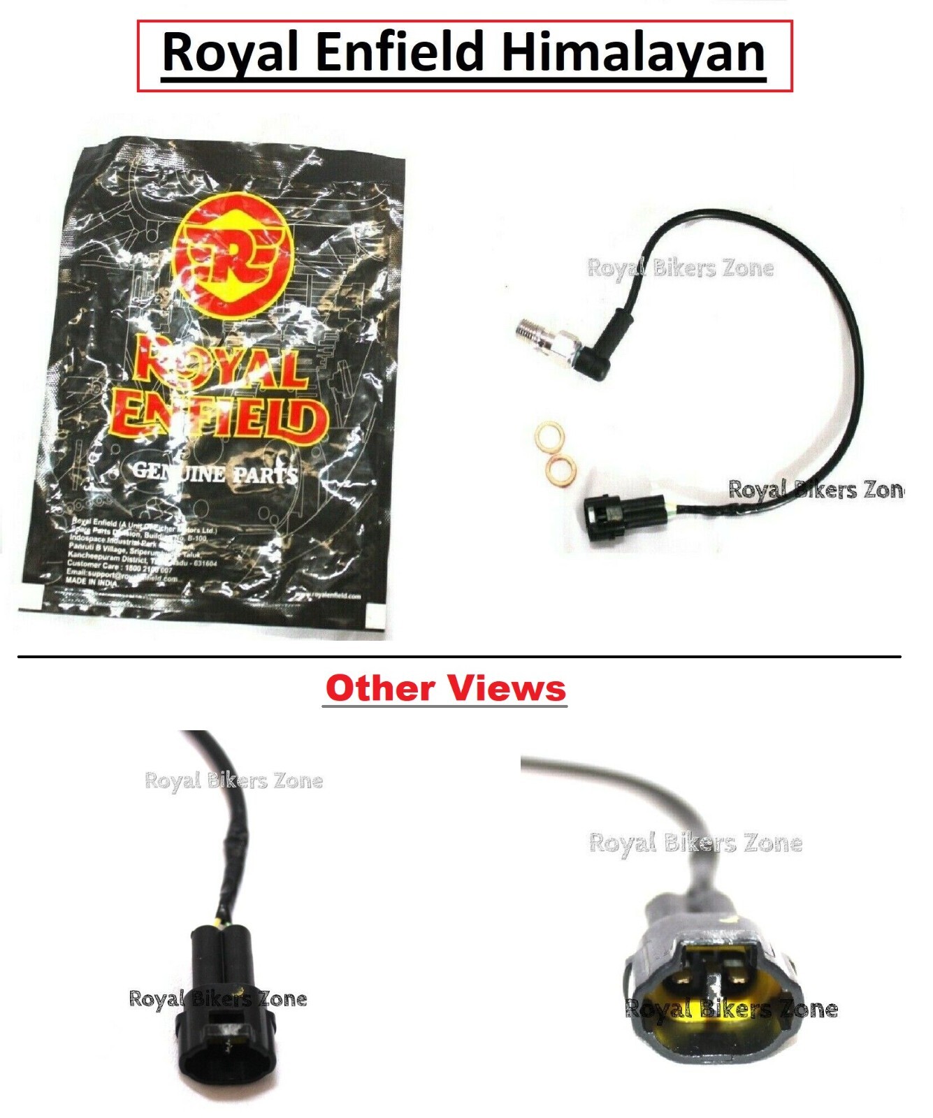 Royal Enfield Himalayan 411cc "Rear Brake Switch Complete Assembly"