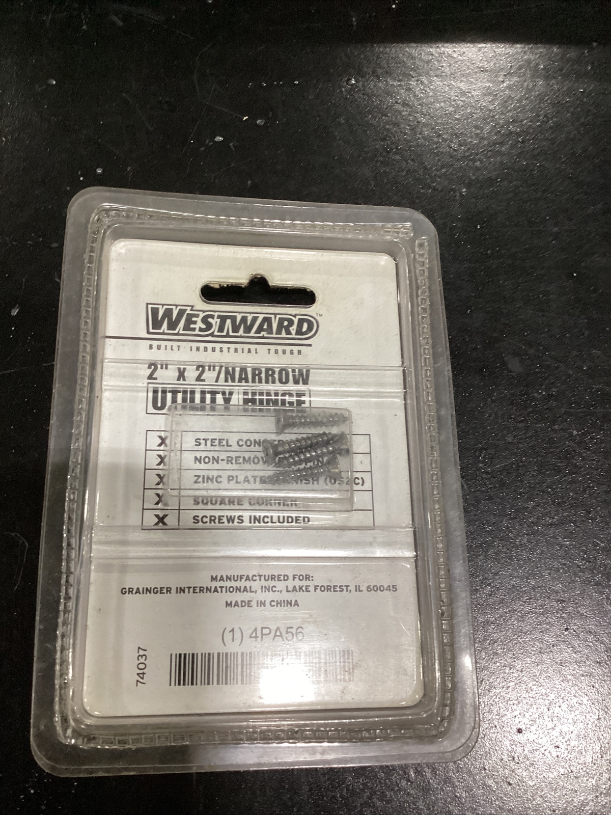 Westward 2" × 2" Heavy Duty Utility Hinge #270PT117FML
