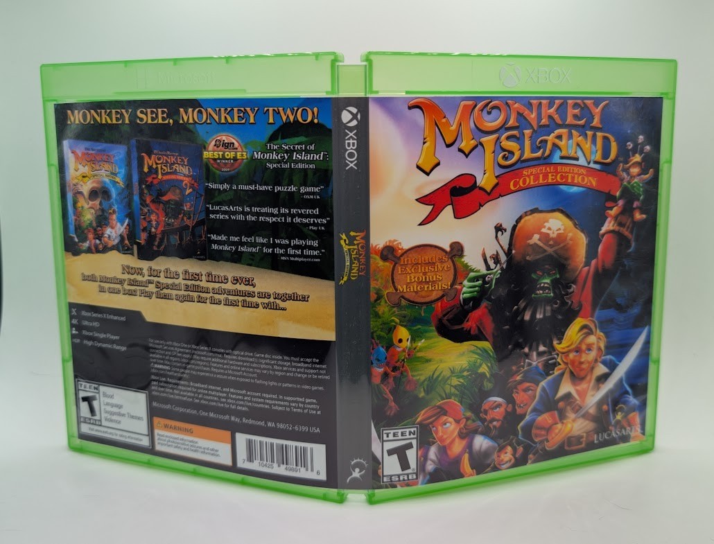 Monkey Island Special Edition - Xbox Empty Case (No Game)