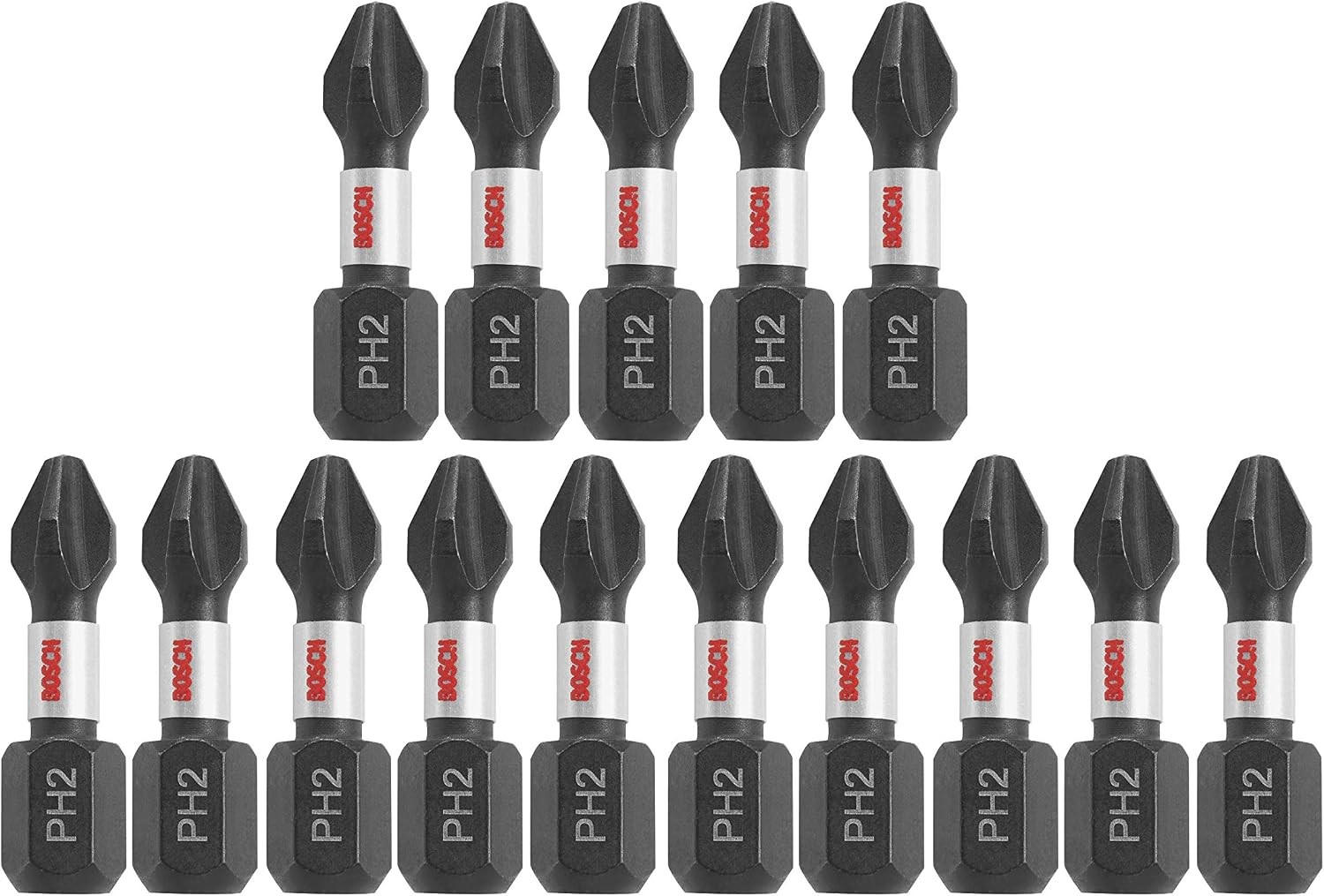Bosch 15 Pack of Genuine OEM Drill Bits - ITPH2115