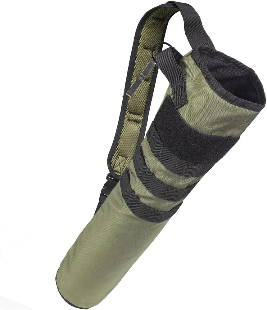 Archery Back Arrow Quiver Lightweight Foldable Hip Bag with Molle System
