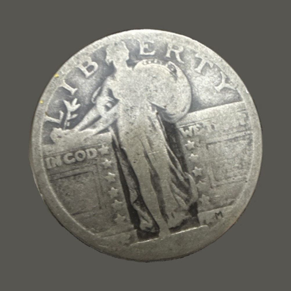 1923 Standing Liberty Quarter 25C Silver .900 Business Strike Philadelphia