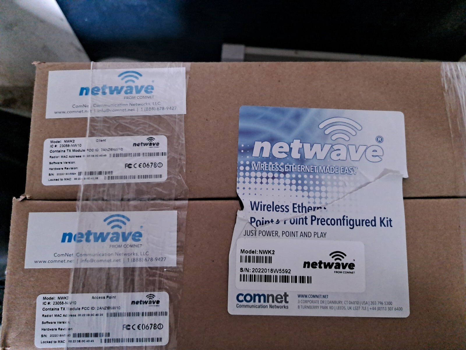 ComNet NetWave Wireless Ethernet (NWK2) Richtfunk Sende-Empfangseinheit