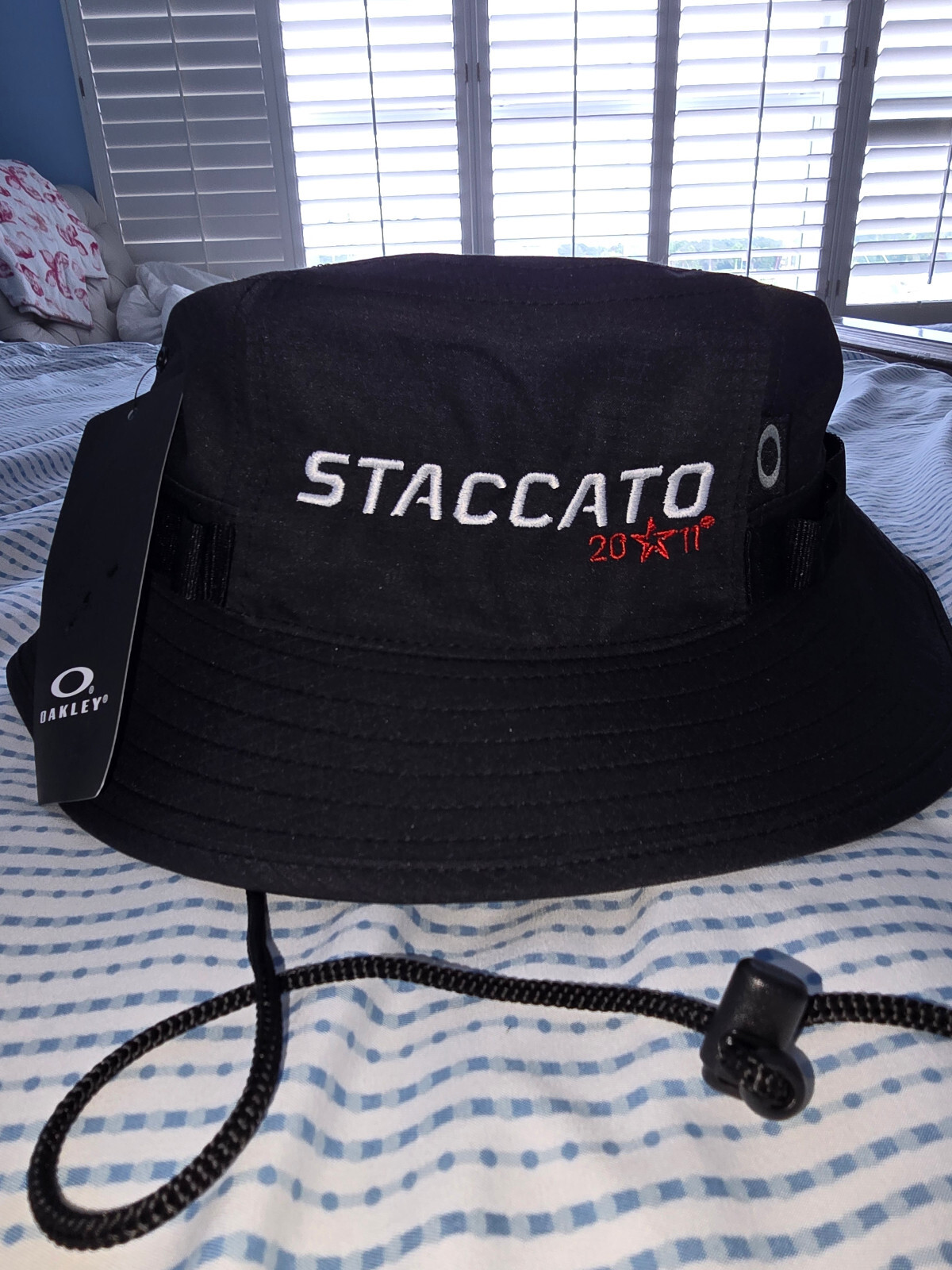 Staccato 2011 Logo Bucket Team Issue Hat Oakley - Adjustable Drawcord Sun Cap