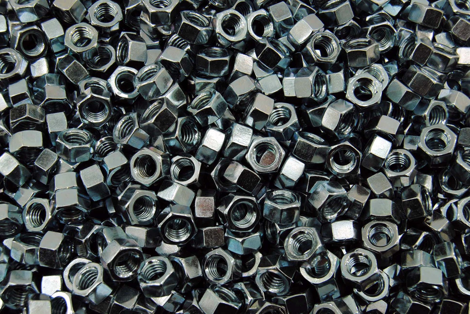 (450) 3/8-16 Grade 5 Hex Finish Nuts - Zinc Plated - Coarse