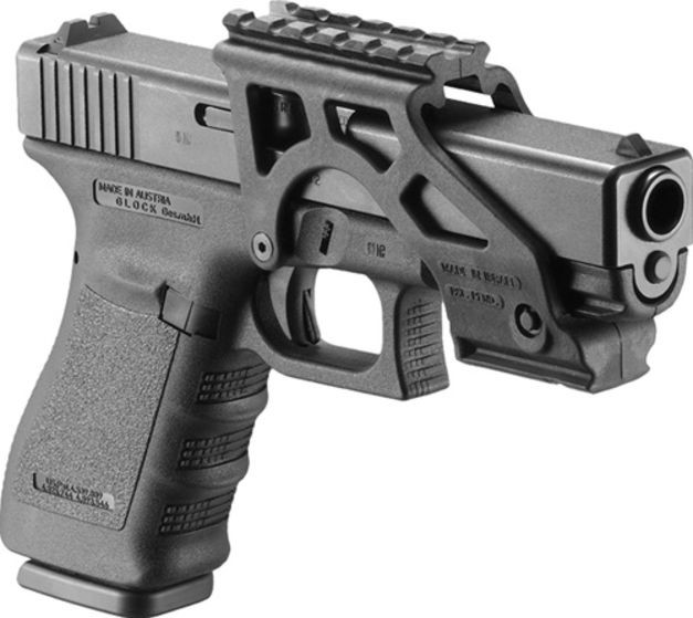 Mo Group Fab Defense Black Tactical Scope Mount for Railed Glock : TAC-02