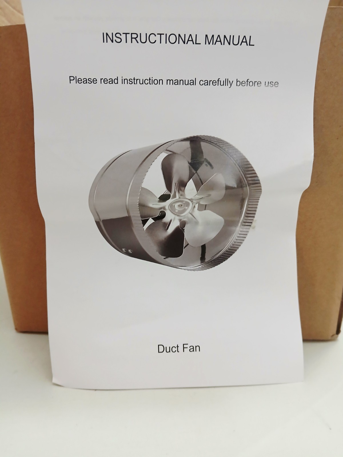 8 Inch Inline Booster Duct Fan HVAC Exhaust Ventilation Blower