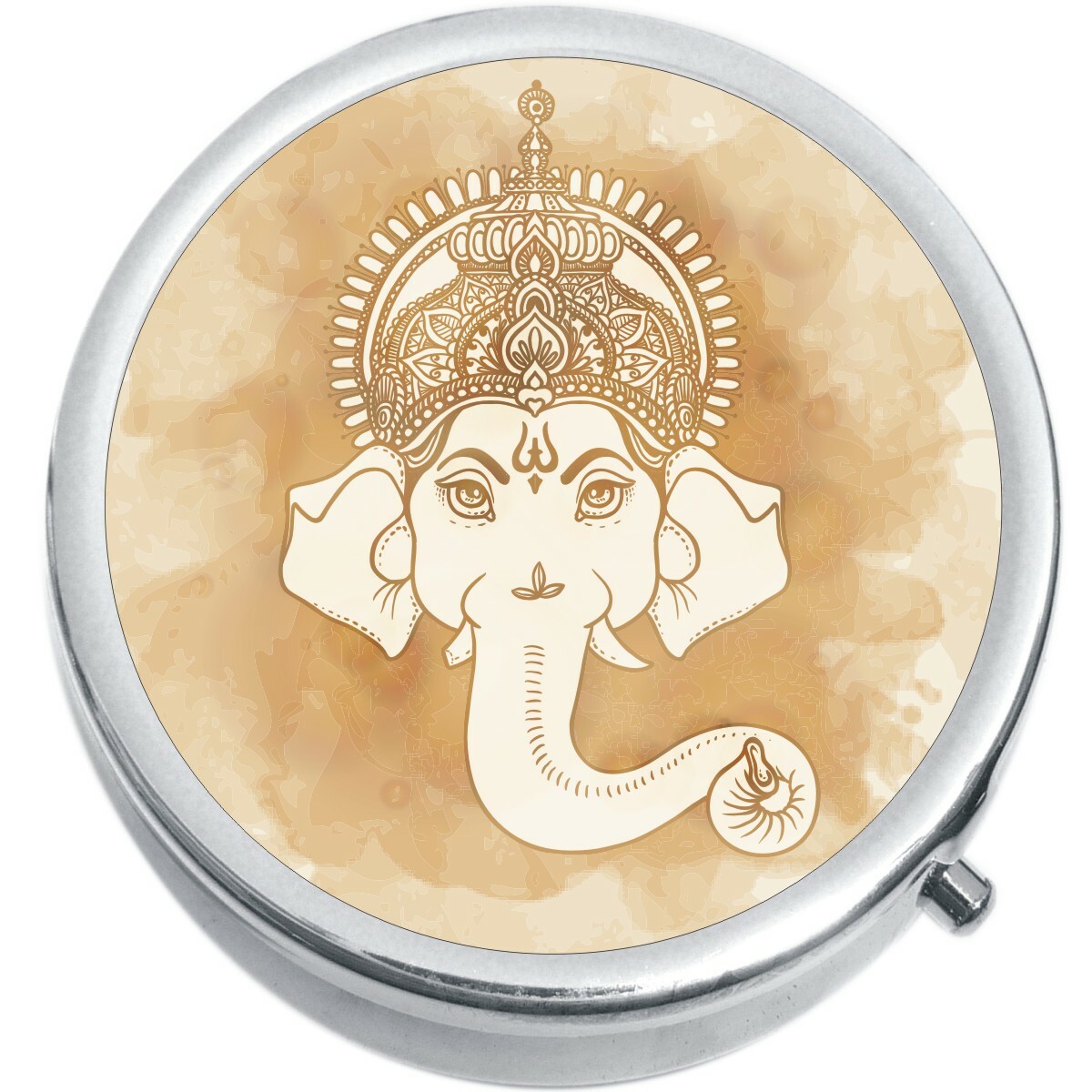 Religious Elephant  Medicine Vitamin Pill Box