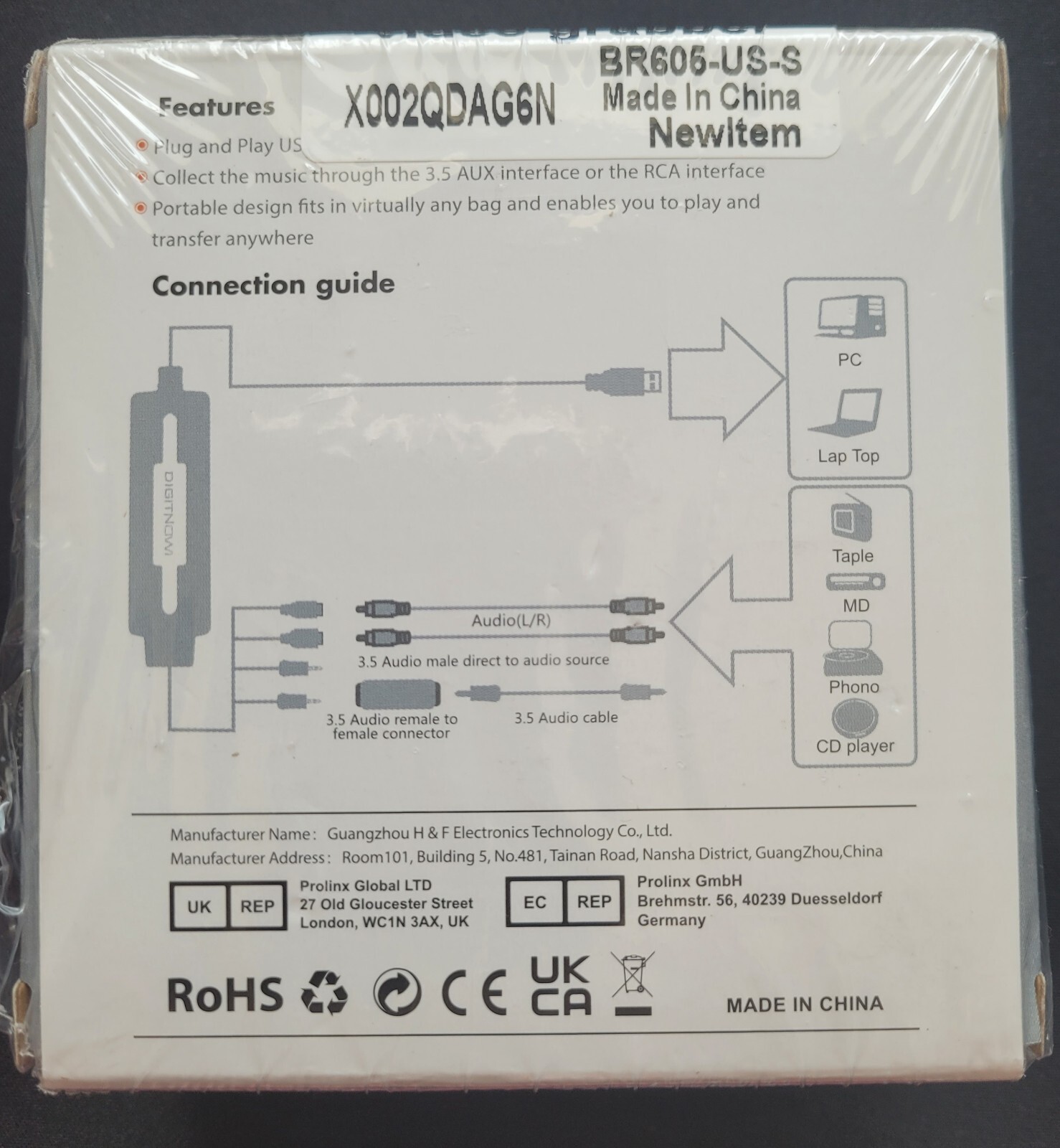 USB Audio Capture Video Grabber