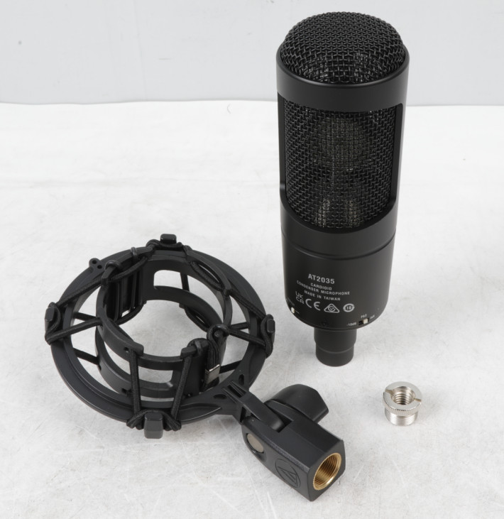 New AT2035 Large Diaphragm Cardioid Condenser Microphone BLACK US