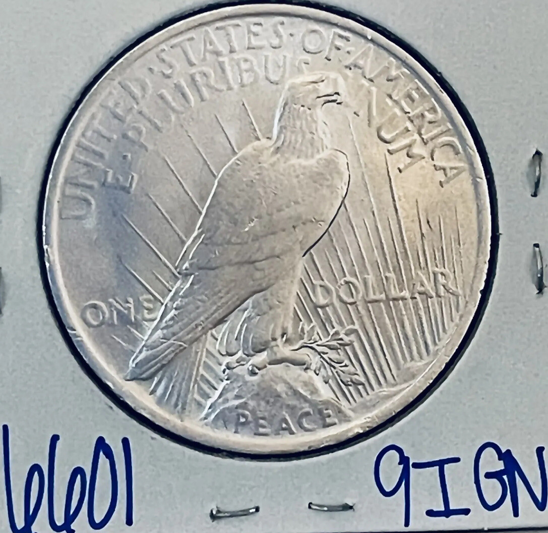 ⭐️1923 GEMBU+++⭐️SILVER PEACE DOLLAR COIN⭐️UNCIRCULATED MS+++⭐️