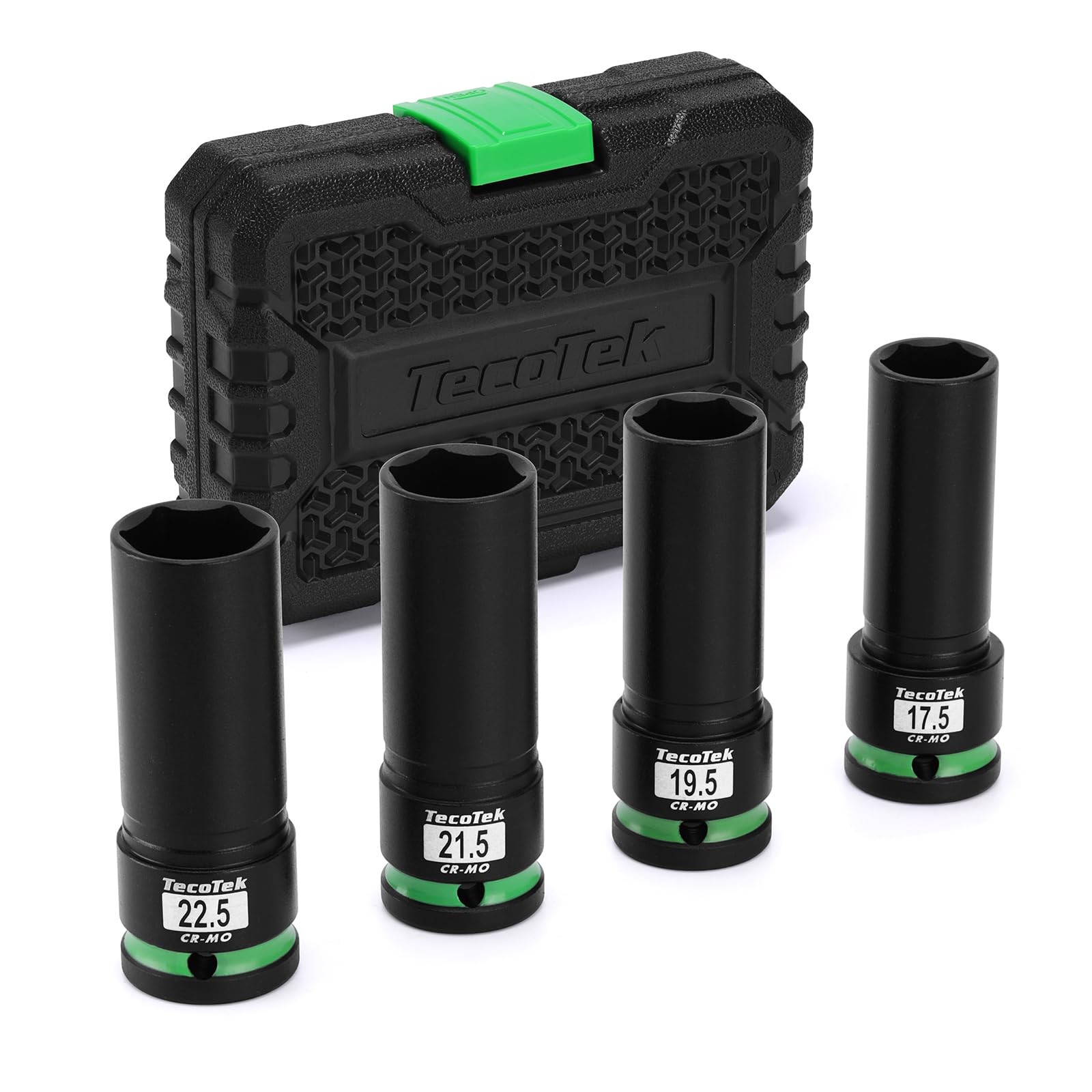 Thin Wall Lug Nut Socket Set 17.5mm 19.5mm 21.5mm 22.5mm - for Damaged Lug Nuts