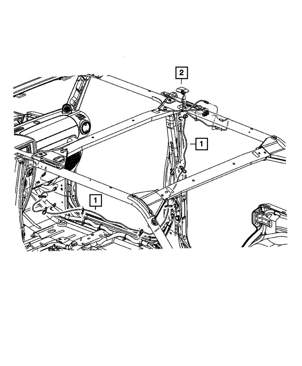 Genuine Mopar Satellite Radio Cable 68185912AA
