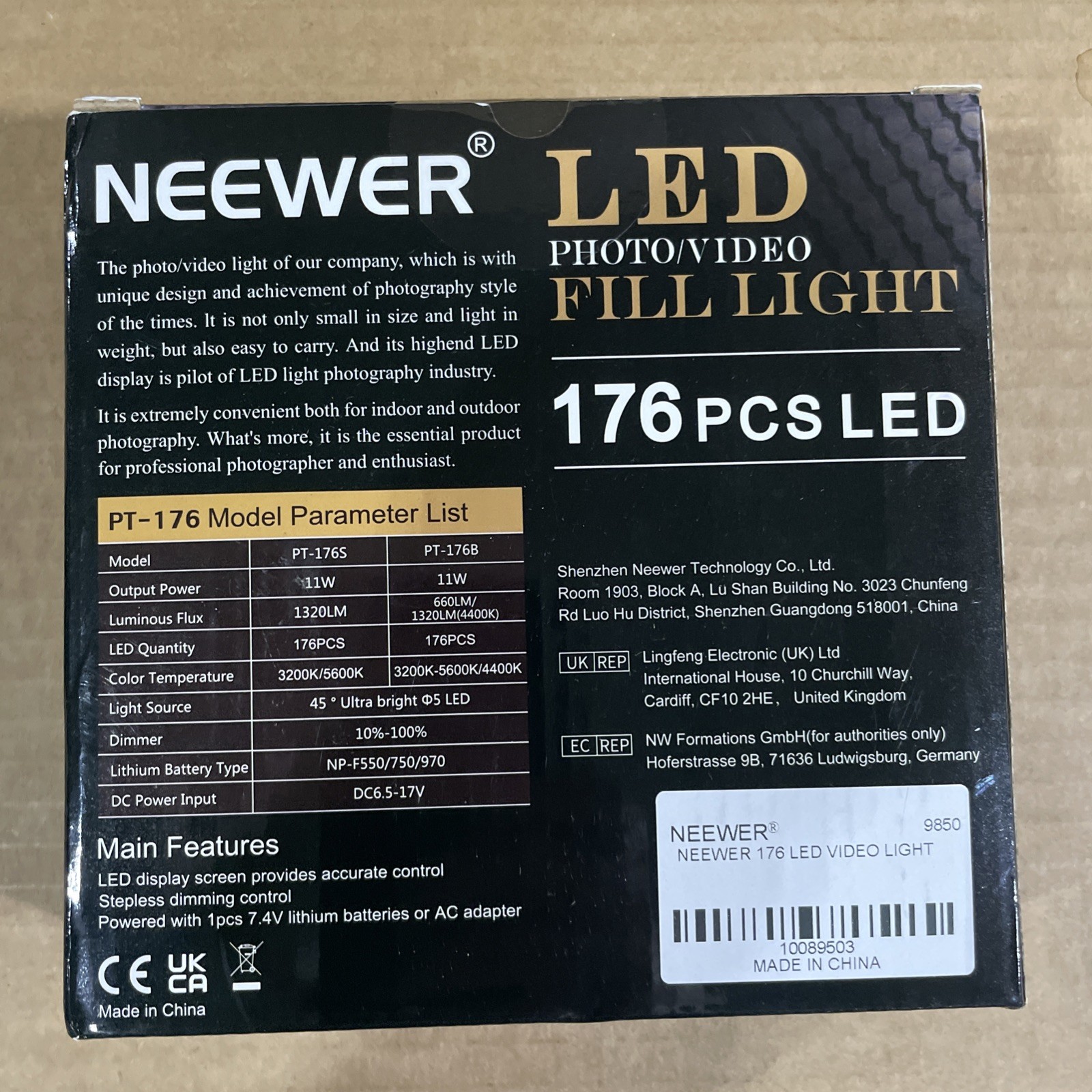 Craphy Led C-176 Photo/Video Fill Light