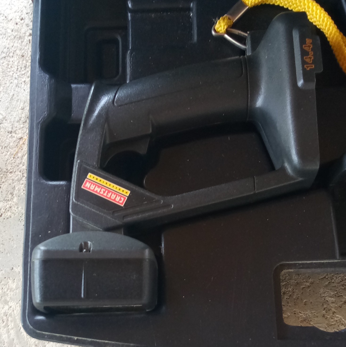Craftsman 14.4V Cordless Drill Set w/ Case & Drill Bits, Battery Included