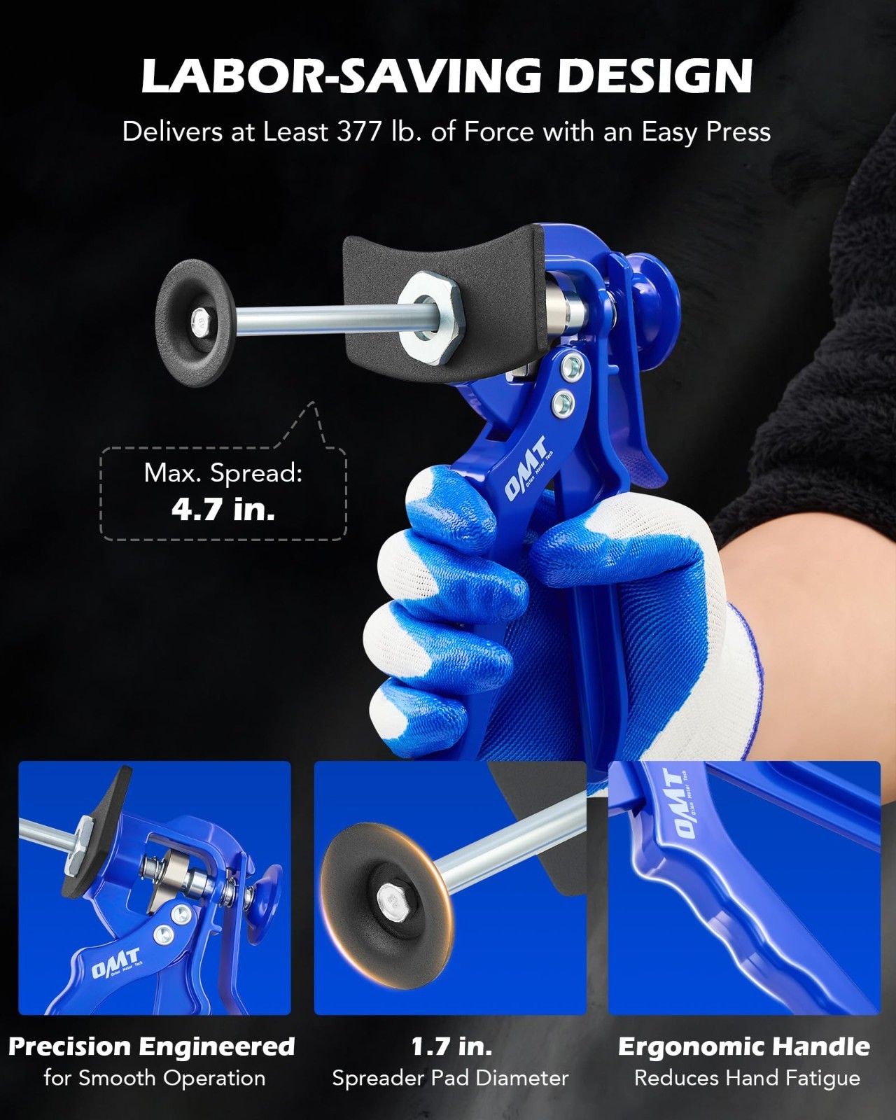 Speedy Brake Caliper Compression Tool for Brake Pad Replacement - Dual Piston, A