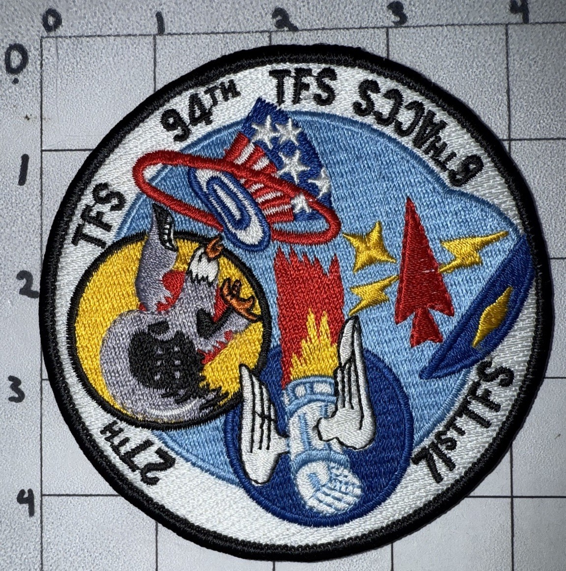1970S - GWOT ERA USAF 1st Tactical Fighter Wing Gaggle Patch (14)