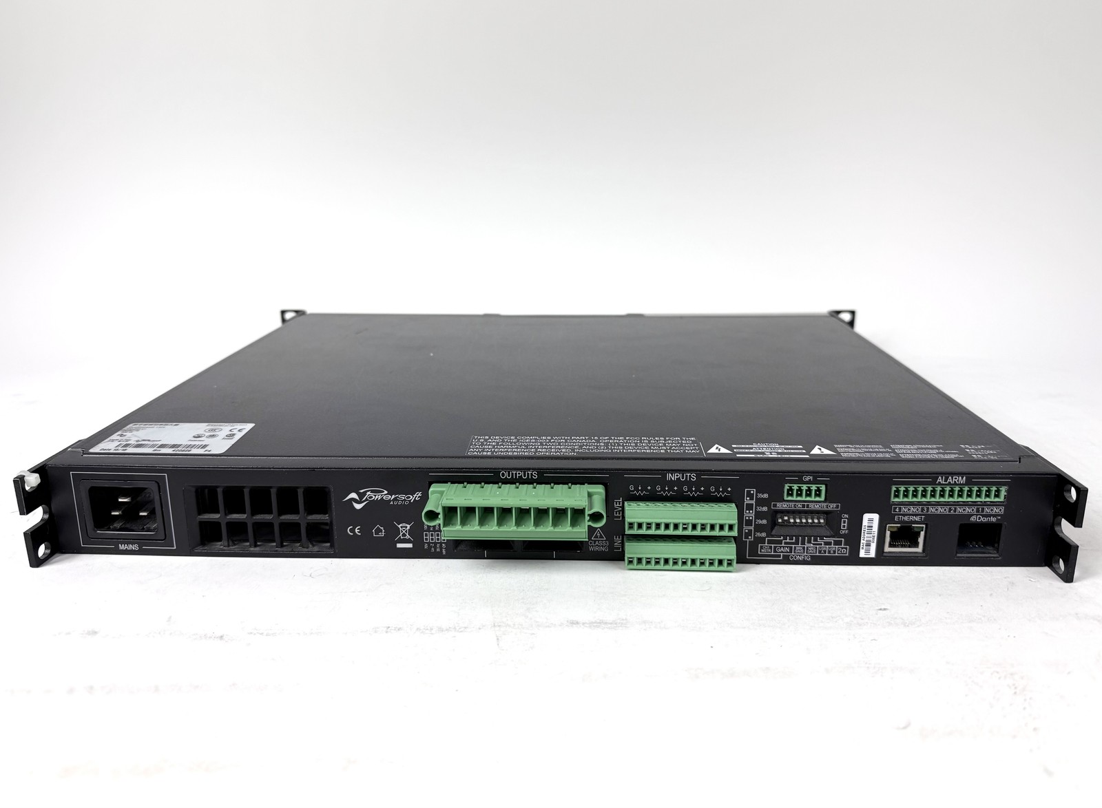 Powersoft Audio Quattrocanali 1204 1200-watt 4-channel Power Amplifier