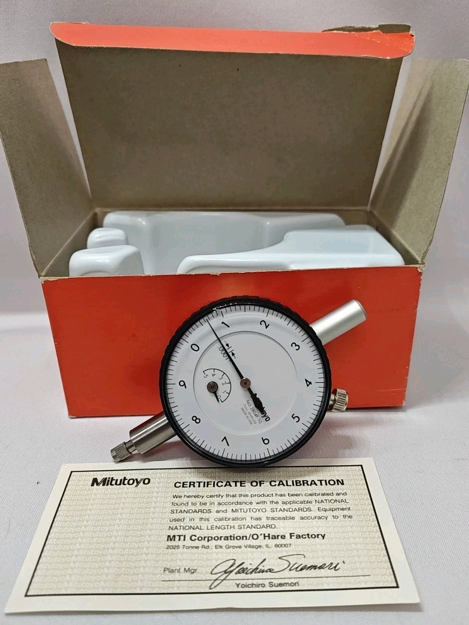Mitutoyo Dial Indicator 2804FB-10 **READ DESCRIPTION**