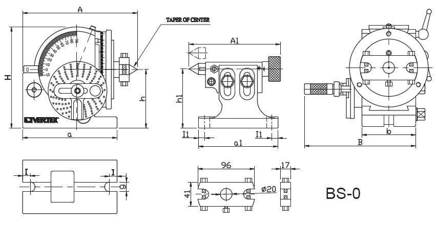 VERTEX Universal Dividing Head BS-0-BH
