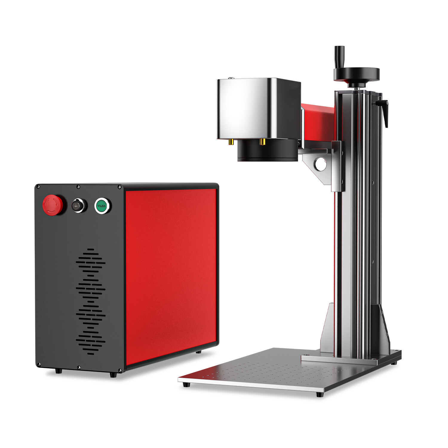 OMTech 60W MOPA Split Fiber Laser Marking Machine 6.9×6.9 Inch Workspace