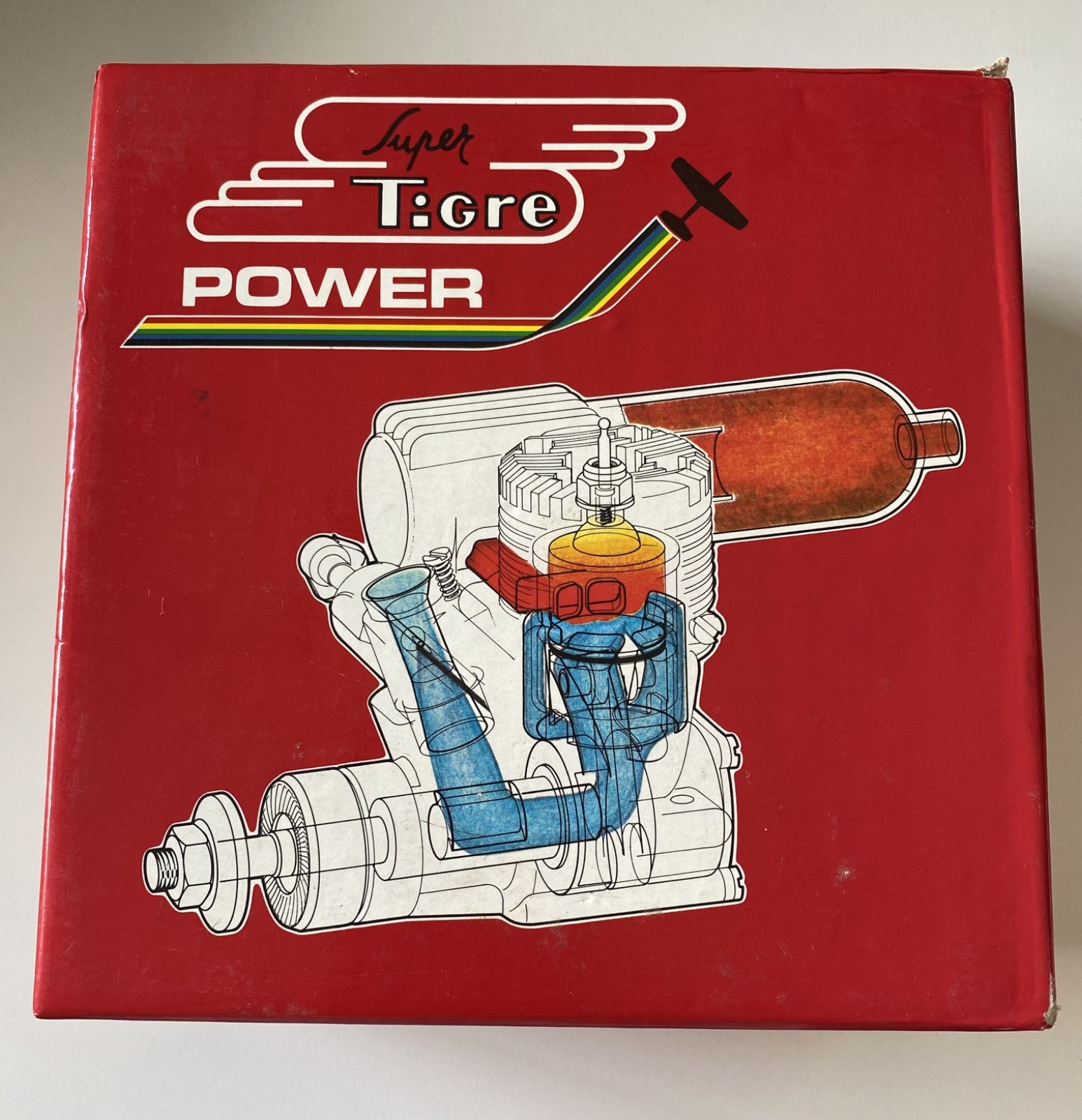SUPERTIGRE AIRPLANE G 500 ABC WITH MUFFLER QUICKIE ENGINE