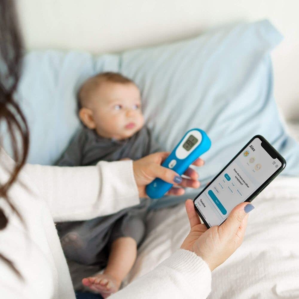 Kinsa QuickScan Smart Thermometer - No-Touch, Contactless Digital Forehead
