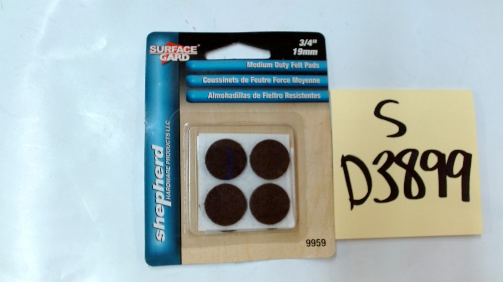 Medium Duty Felt Pads 9959