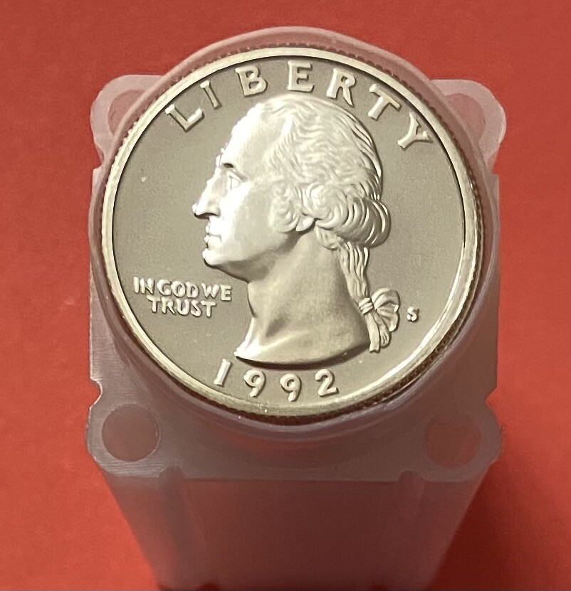 1992-S  **PROOF**  WASHINGTON QUARTER - NICE COIN - L@@K AT PICTURES!!!!!
