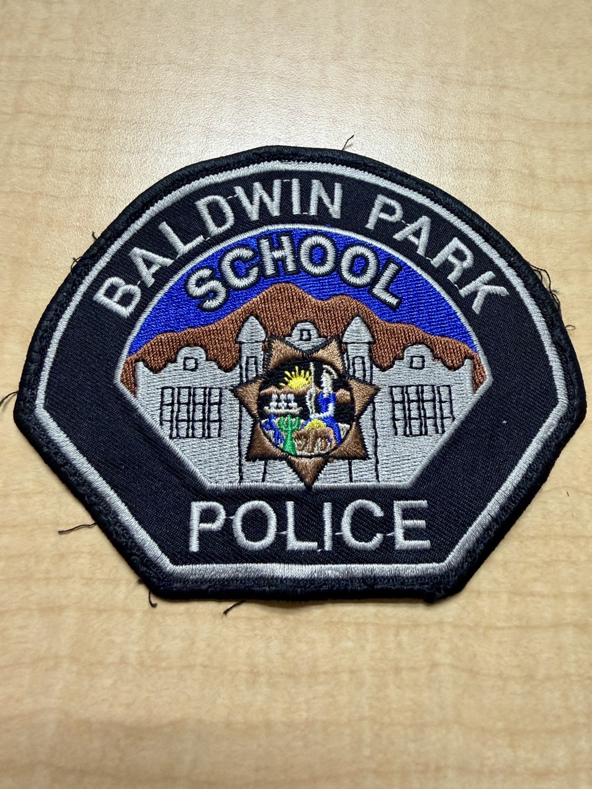 Discontinued LOW Population Baldwin Park School Police Patch