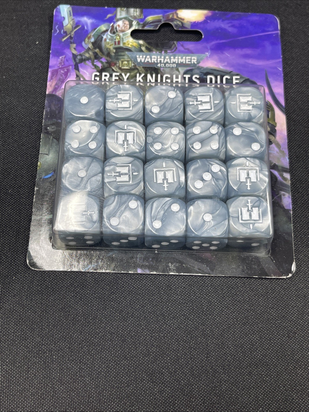 Games Workshop Warhammer 40k Grey Knights Dice NIB Sealed