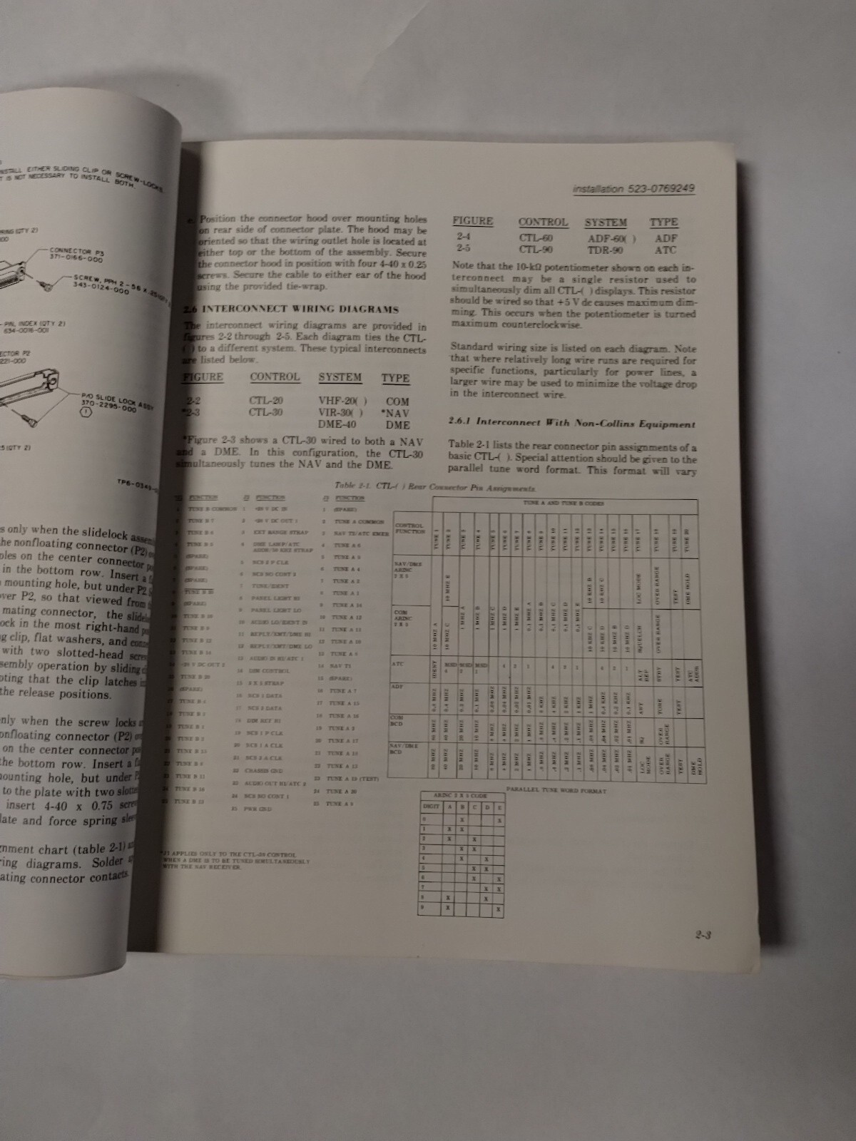 Collins CTL- ( ) Controls Instruction Book 523-0769247-00111A-Original