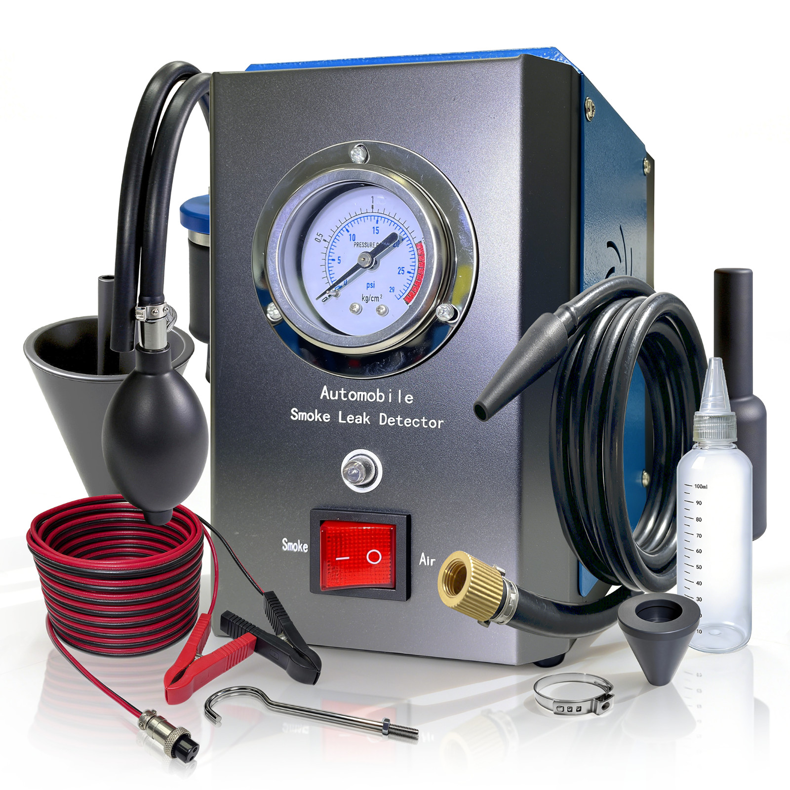 Smoke Leak Detector Automotive Smoke Machine EVAP Car Pipe System Vacuum Tester
