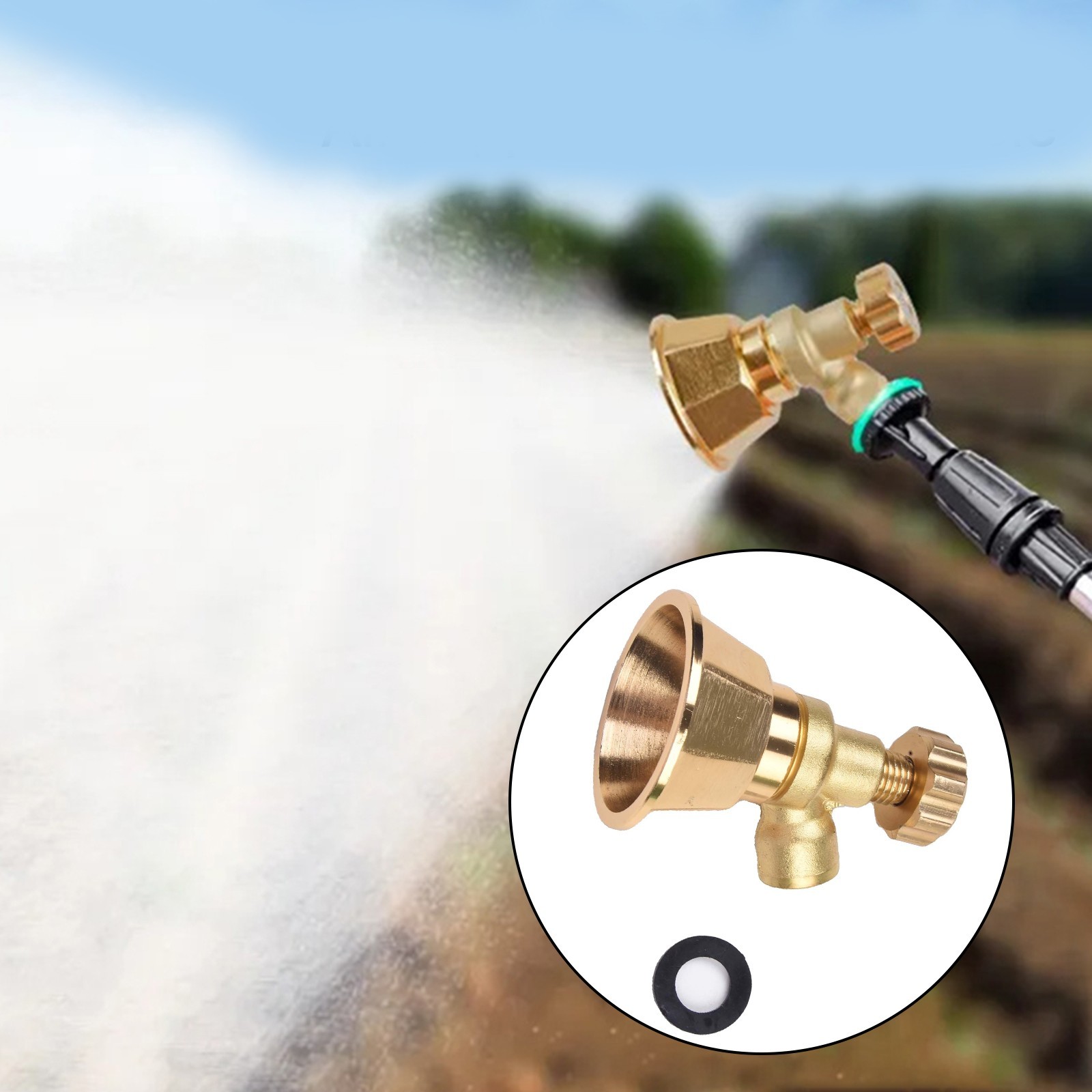 Easy to Install Adjustable Sprayer Nozzle for Agricultural Atomization