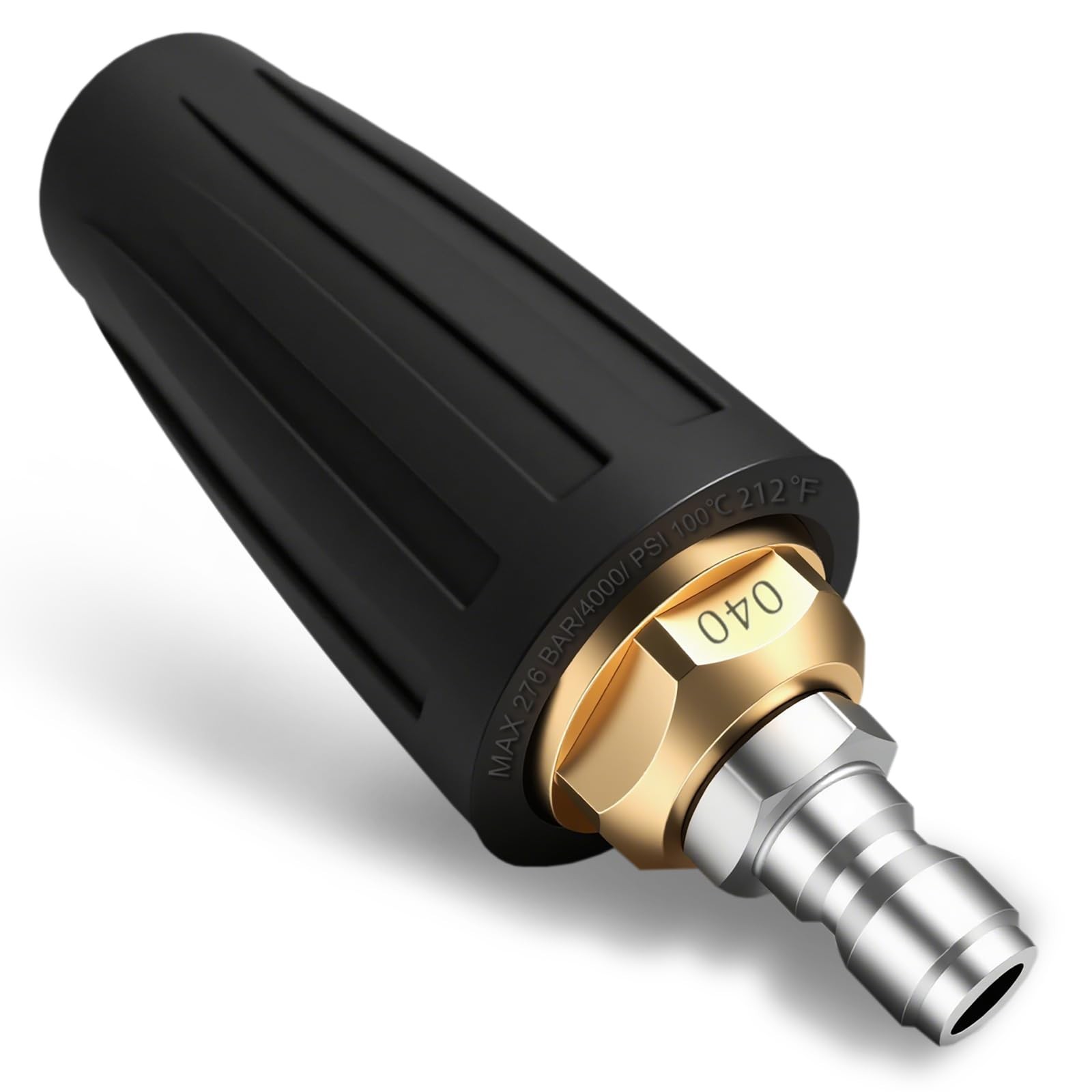 Turbo Nozzle Pressure Washer Tips, Max 4000 PSI, Upgrade 360° Rotating Turb