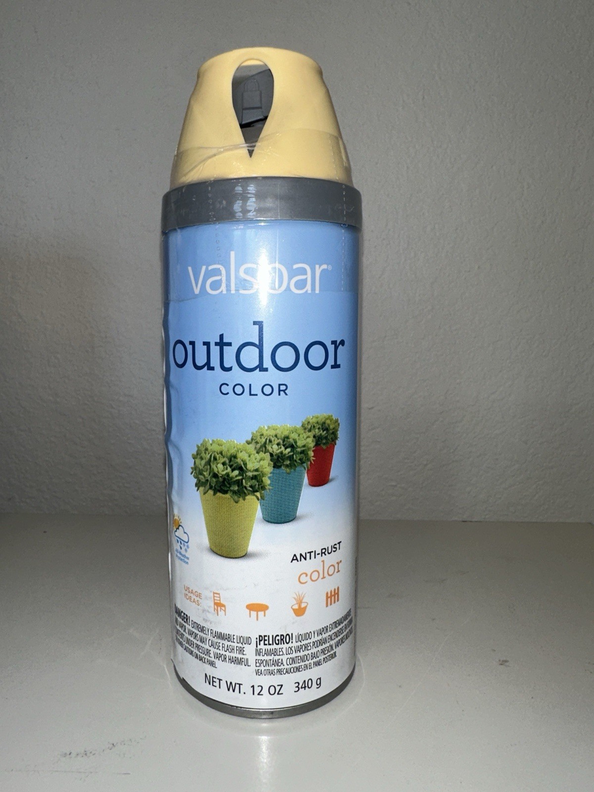 Valspar Satin Honeywood Outdoor Color Anti Rust 12 Oz Spray Paint 15302