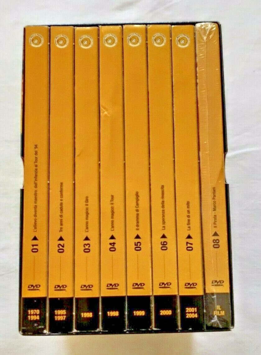 Box 8 Dvd Tutto Pantani With Gazzetta Dello Sport Tour De France Gift Set