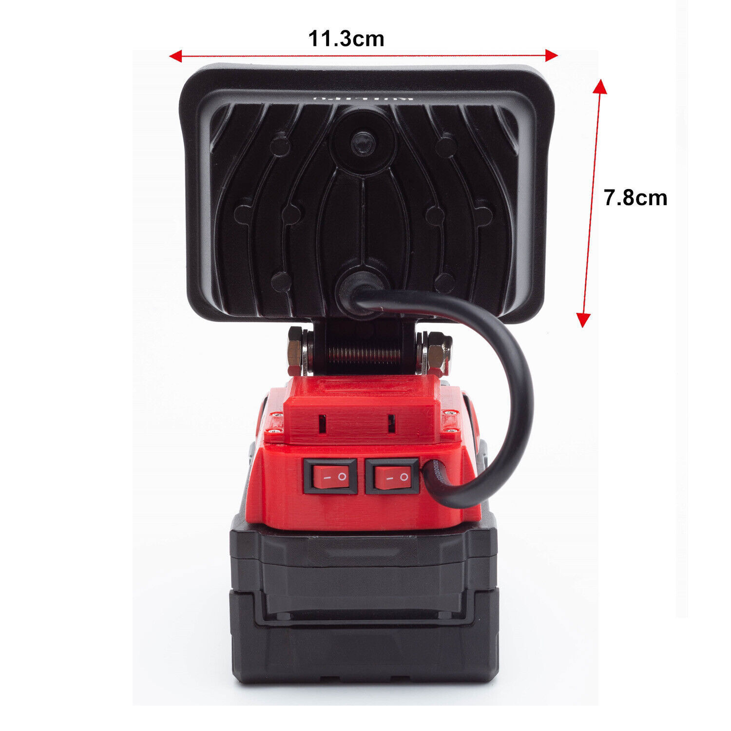 2PCS Wireless LED Work Light for Milwaukee M18 18V Battery Cordless Outdoor Lamp