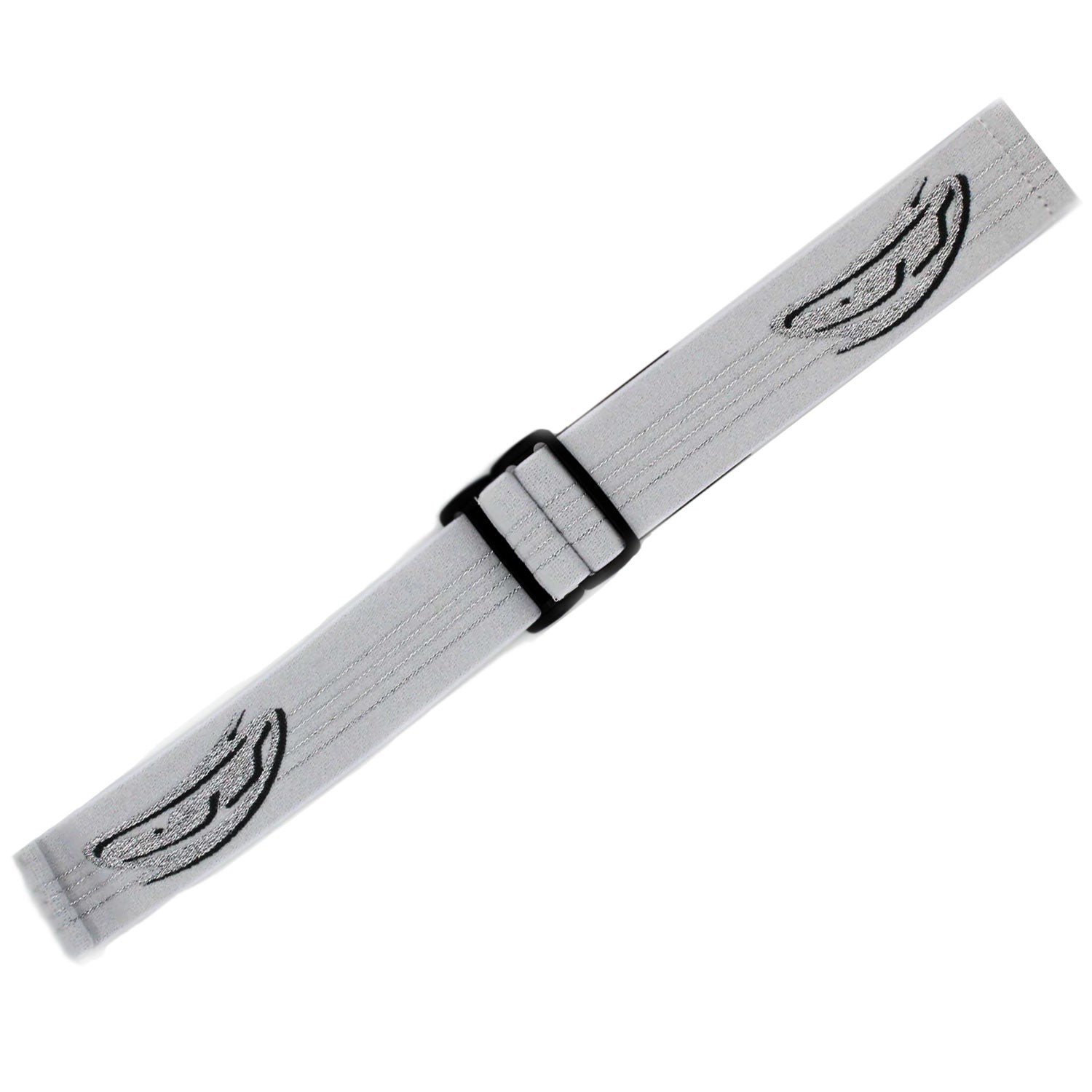 JT Spectra Proflex Woven Goggle Strap - Glitter White / Silver LE