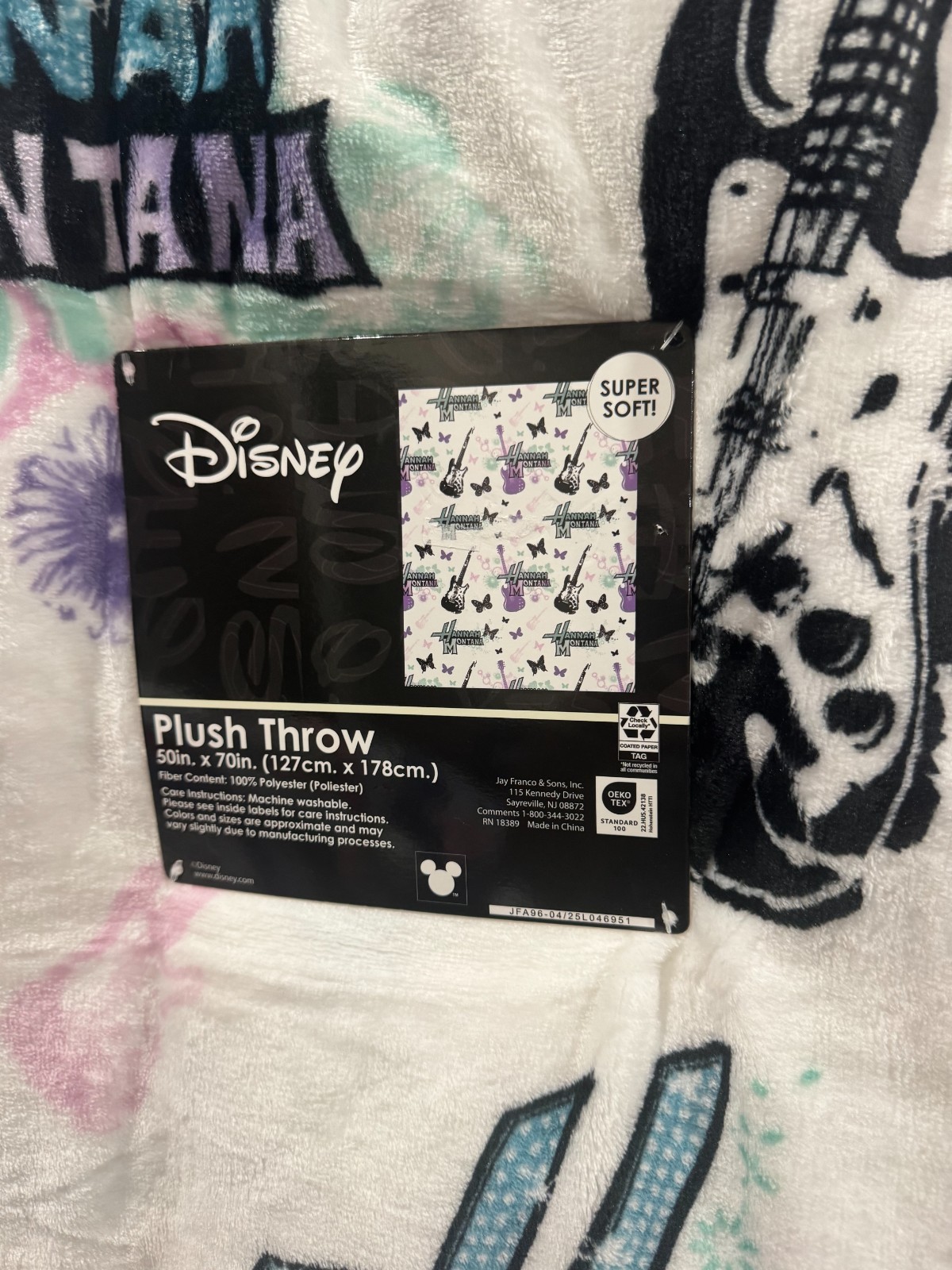 Hannah Montana Plush Throw 50 x 70