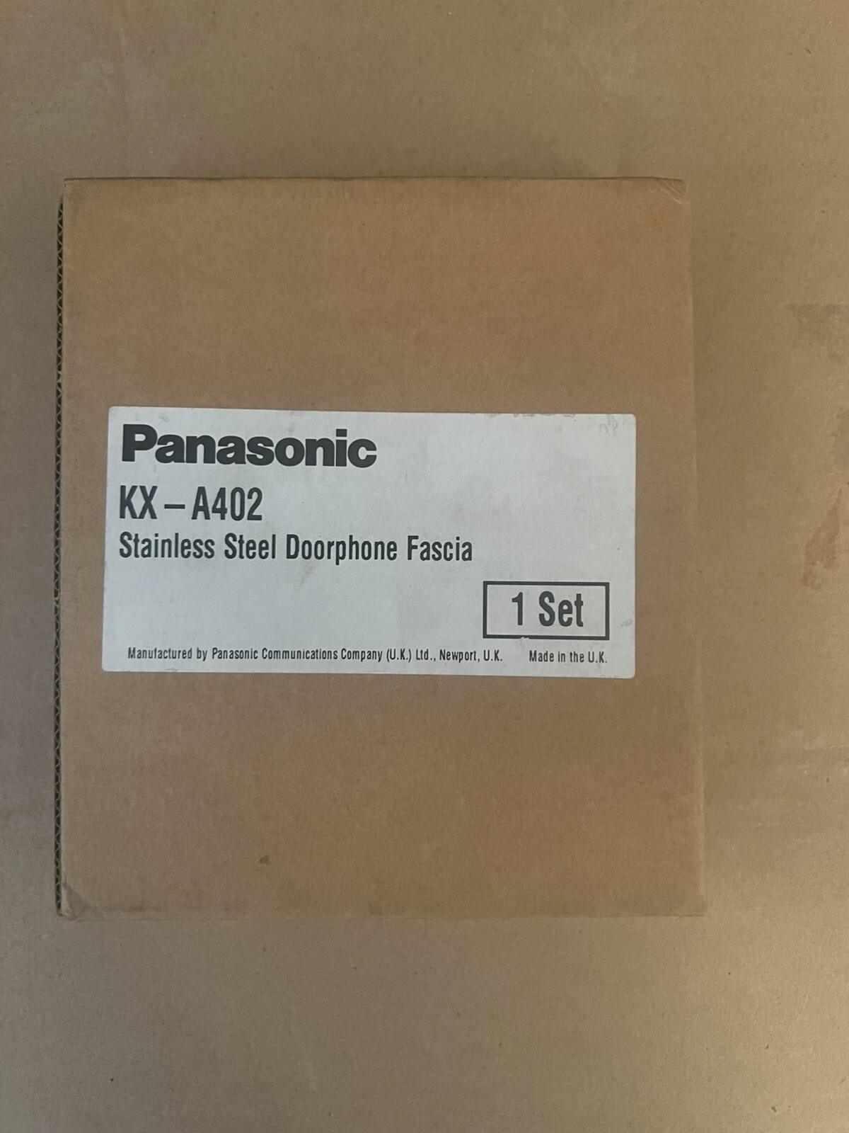 Panasonic KX-A402 Brushed Steel Faceplate For KX-T7775 *NEW in original box*